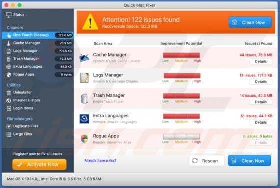 Quick Mac Fixer Unwanted Application (Mac)