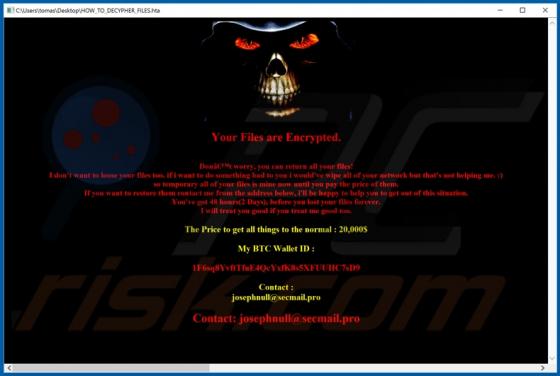 Josephnull Ransomware