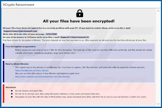 XCrypto Ransomware