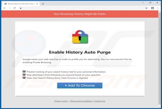 History Wipe Clean Adware