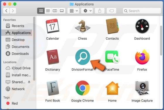 DivisionFormat Adware (Mac)