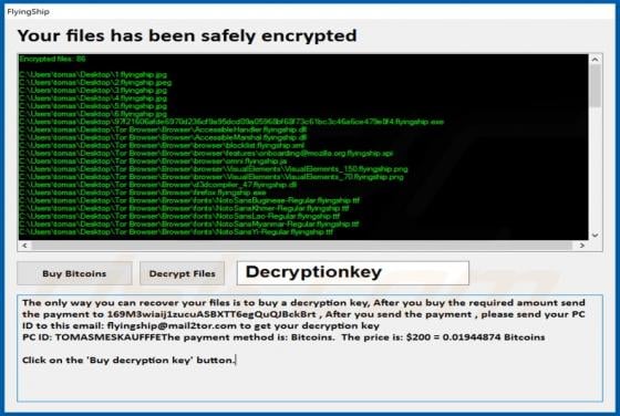 FlyingShip Ransomware