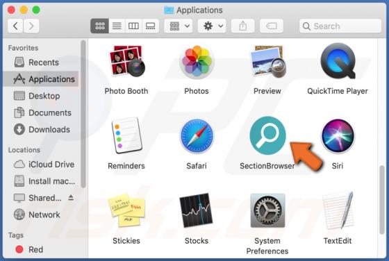 SectionBrowser Adware (Mac)