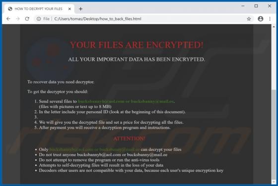 ERROR Ransomware