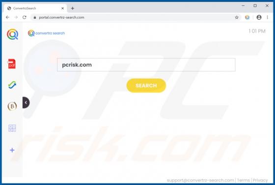 ConvertrzSearch Browser Hijacker