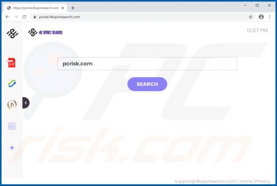 4KSportSearch Browser Hijacker