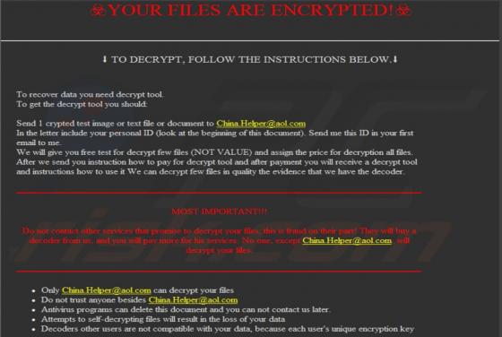 Tiger865qq Ransomware