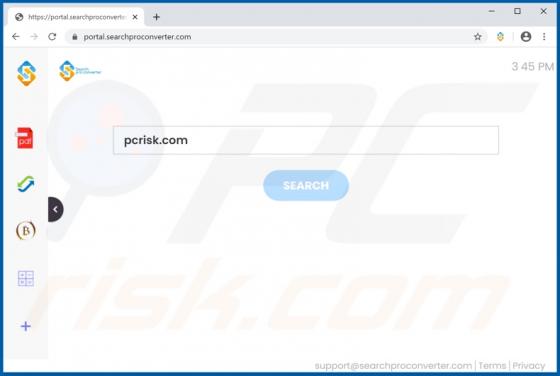 SearchProConverter Browser Hijacker