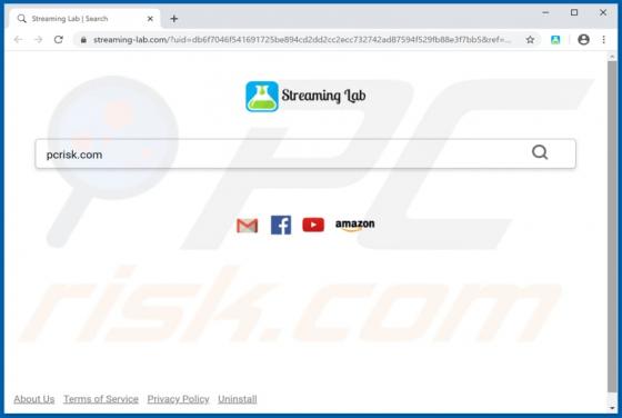 Streaming Lab Tab Browser Hijacker