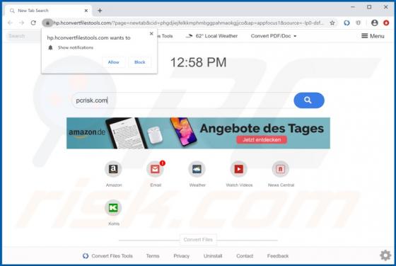 Convert Files Tools Browser Hijacker