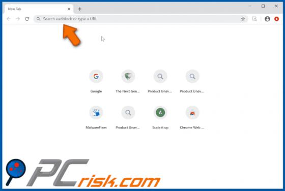 eadblock Search Manager Browser Hijacker