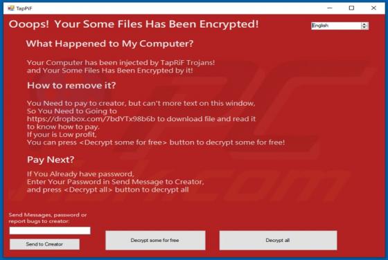 TapPIF Ransomware
