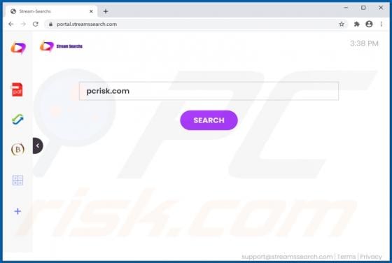 Stream-Searchs Browser Hijacker