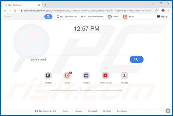 My Converter Tab Browser Hijacker