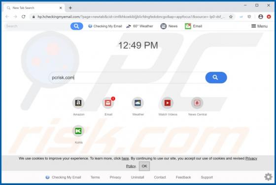 Checking My Email Browser Hijacker
