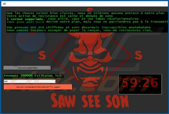 Evil (Jigsaw) Ransomware