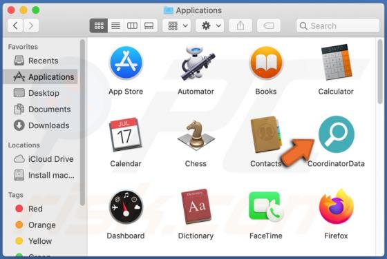 CoordinatorData Adware (Mac)