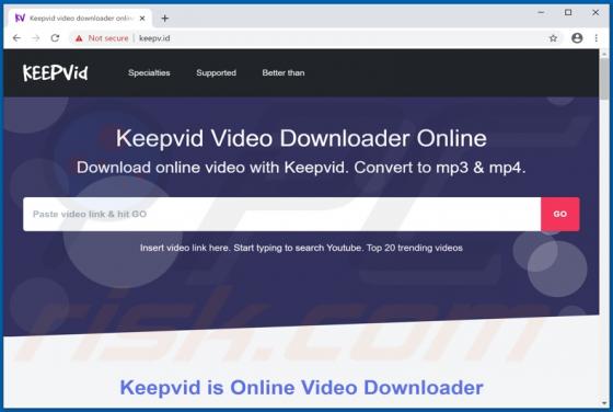 Keepv.id Suspicious Website