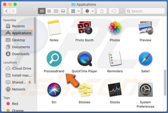 ProcessBrand Adware (Mac)