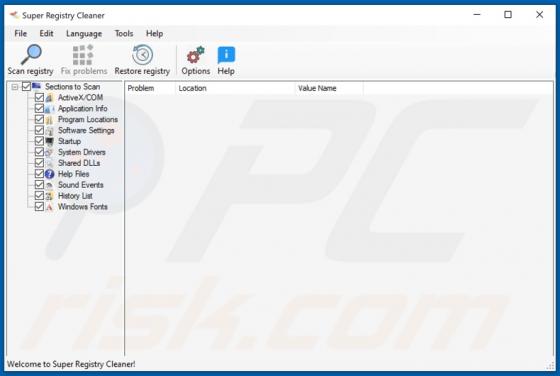 SuperRegistryCleaner Unwanted Application