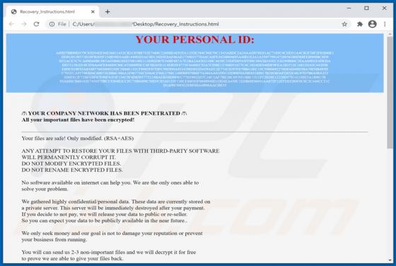 LockfilesKR Ransomware