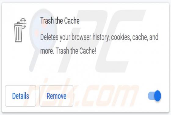 Trash The Cache Adware