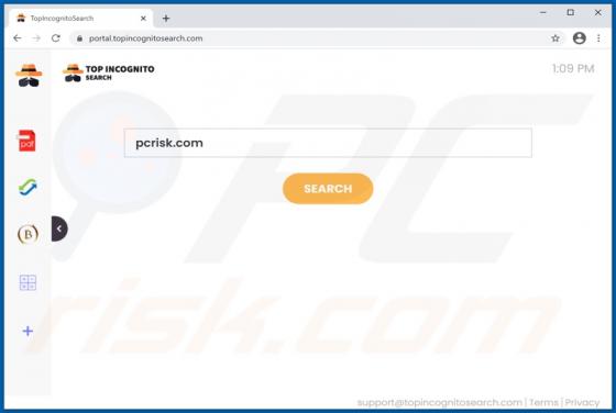 TopIncognitoSearch Browser Hijacker