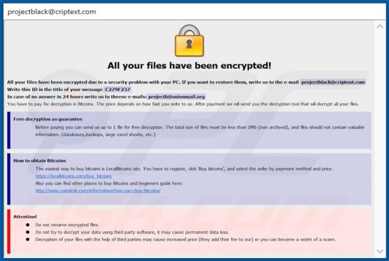 PB Ransomware