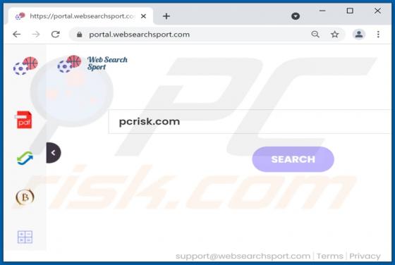 WebSearchSport Browser Hijacker