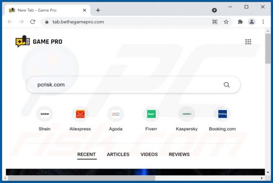 Gaming News Feed Browser Hijacker