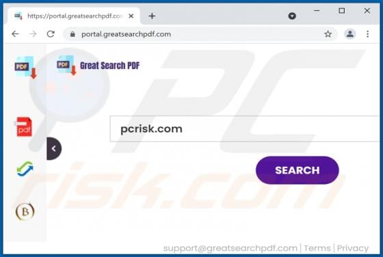 GreatSearchPDF Browser Hijacker