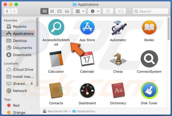 AccessibilityMethod Adware (Mac)