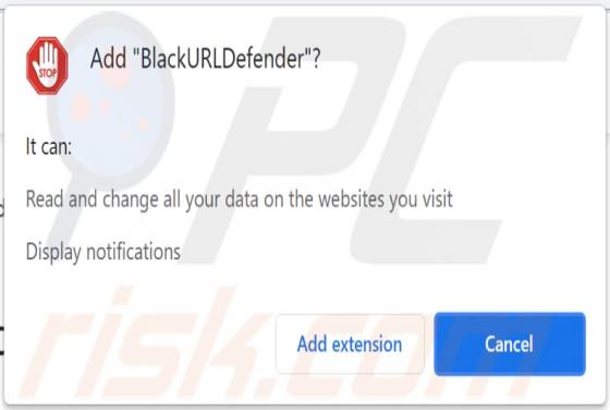 BlackURLDefender Adware
