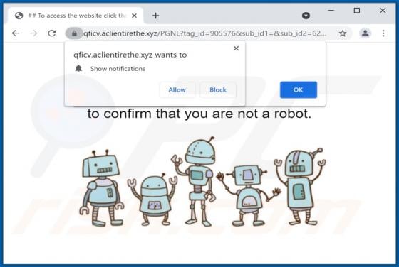 Aclientirethe.xyz Ads