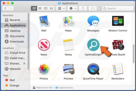OptimalOrigin Adware (Mac)