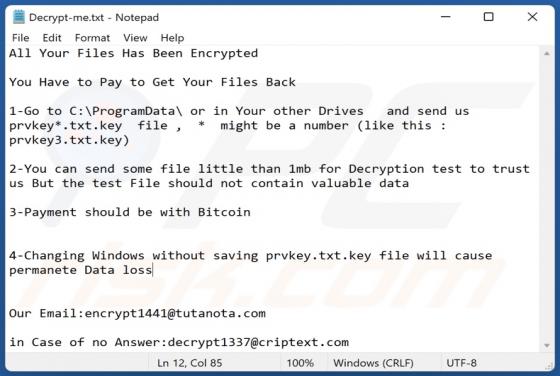 Encrypt (VoidCrypt) Ransomware
