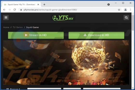 Yifymovies.pro Suspicious Website