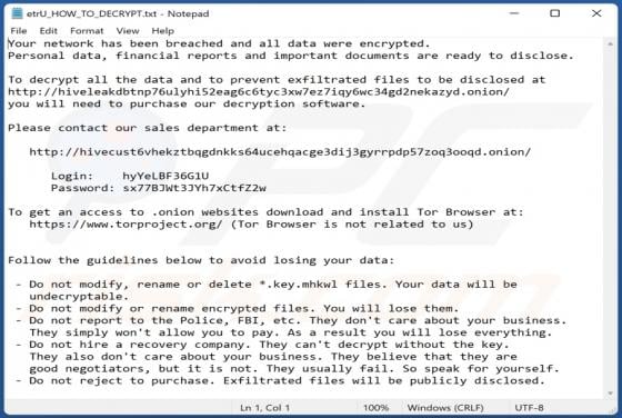 Mhkwl Ransomware