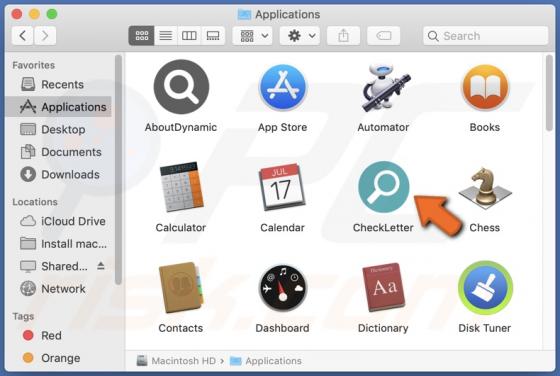 CheckLetter Adware (Mac)