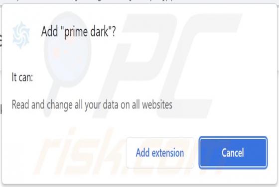 Prime Dark Adware