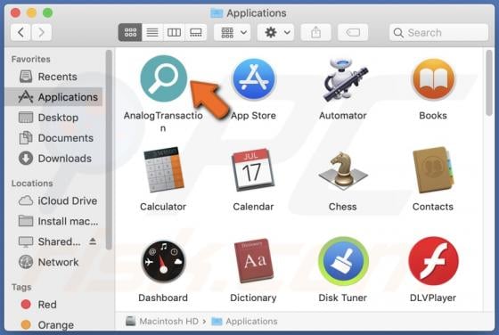 AnalogTransaction Adware (Mac)