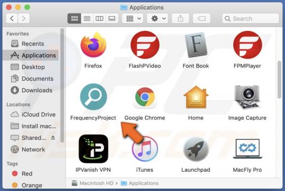 FrequencyProject Adware (Mac)