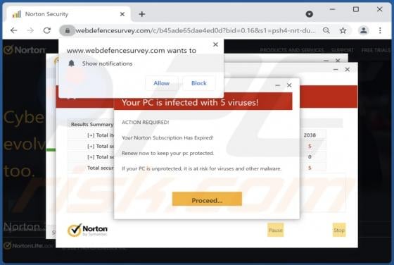 Webdefencesurvey.com Ads