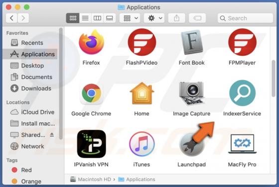 IndexerService Adware (Mac)