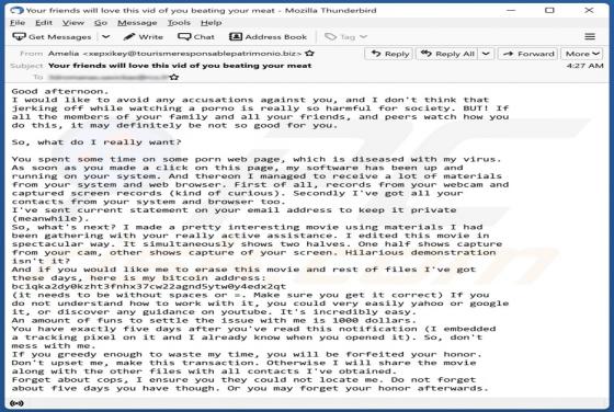 I Would Like To Avoid Any Accusations Against You Email Scam