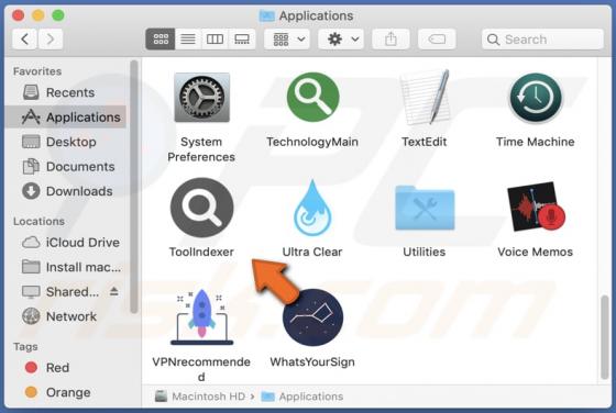 ToolIndexer Adware (Mac)