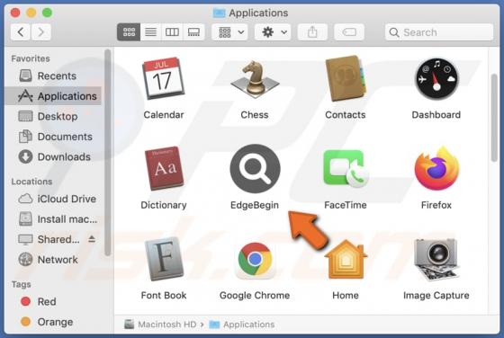EdgeBegin Adware (Mac)