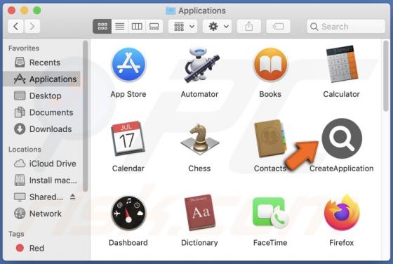 CreateApplication Adware (Mac)