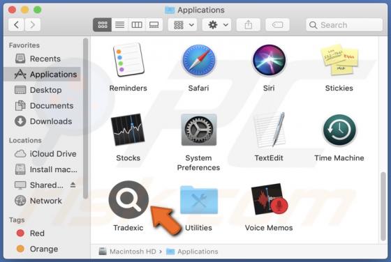 Tradexic Adware (Mac)