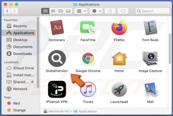 GlobalVersion Adware (Mac)